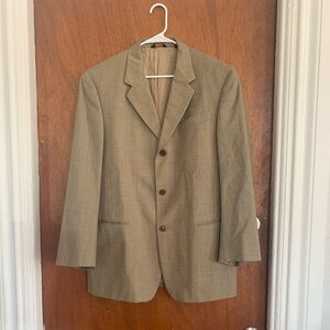 Vintage Donna Karan Signature Men’s Tan Jacket Size 42/35
